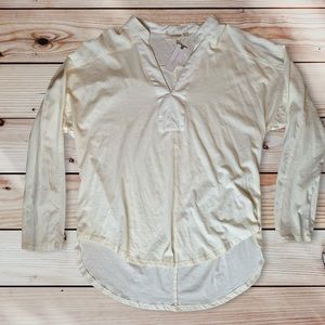 Anthropologie Porridge Cream Longsleeve Shirt XL